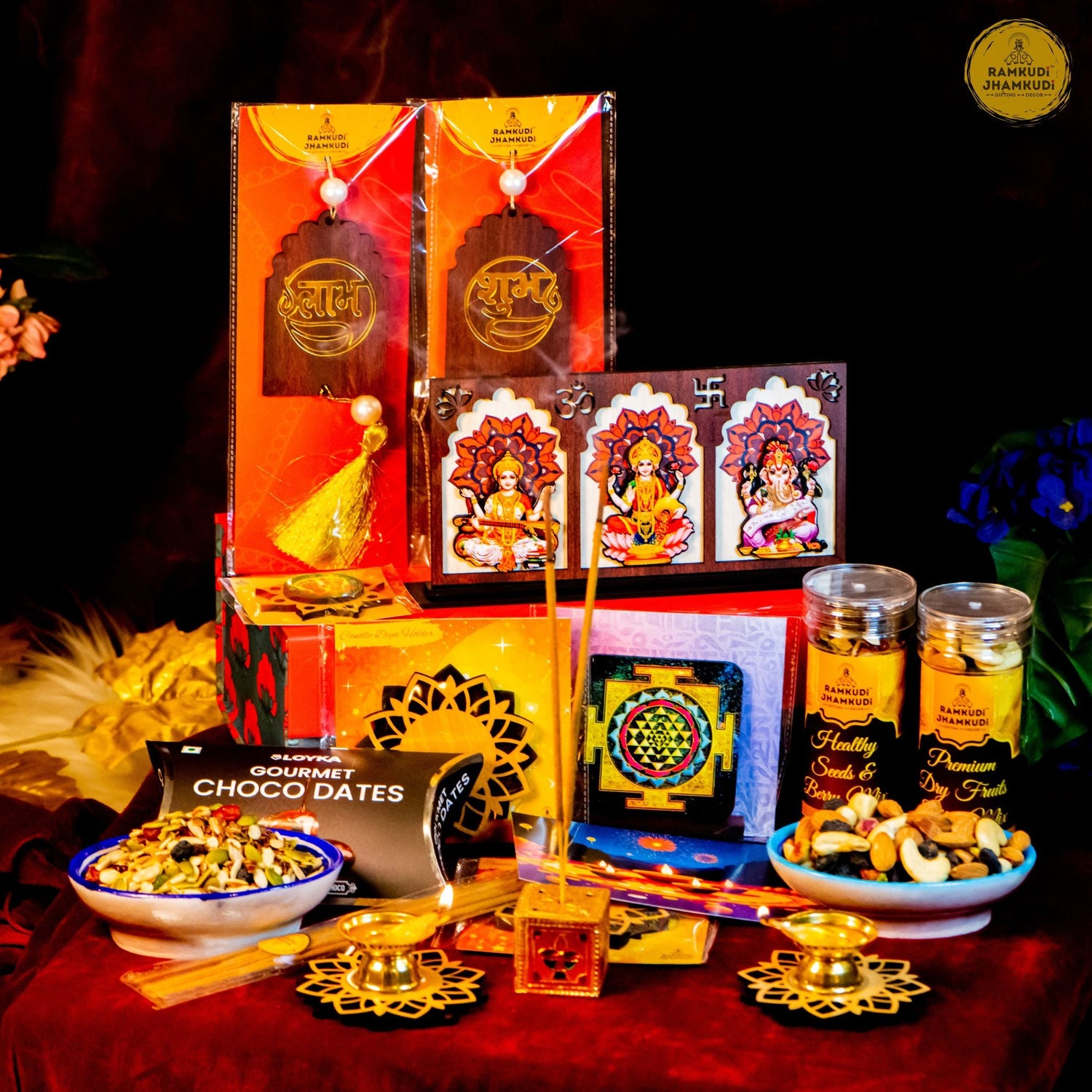 RAMKUDI JHAMKUDI DIWALI GIFT HAMPER GIFT STORE 