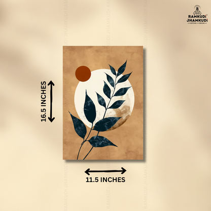 Abstract Botanical Wall Art for Living Room | 5MM Acrylic Wall Decor | Modern Minimal Aesthetic Home Decor India | Made in India by Ramkudi Jhamkudi