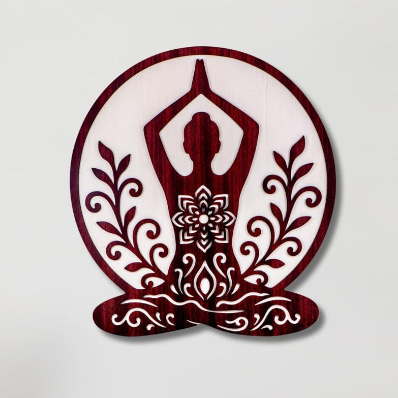 Ramkudi Jhamkudi™ 2 Layer Deer Stag Wall Art | Nature-Inspired Design | Premium MDF Wood | Rustic Animal Decor for Home, Office & Cabins | Made in India | Unique Gifting Option